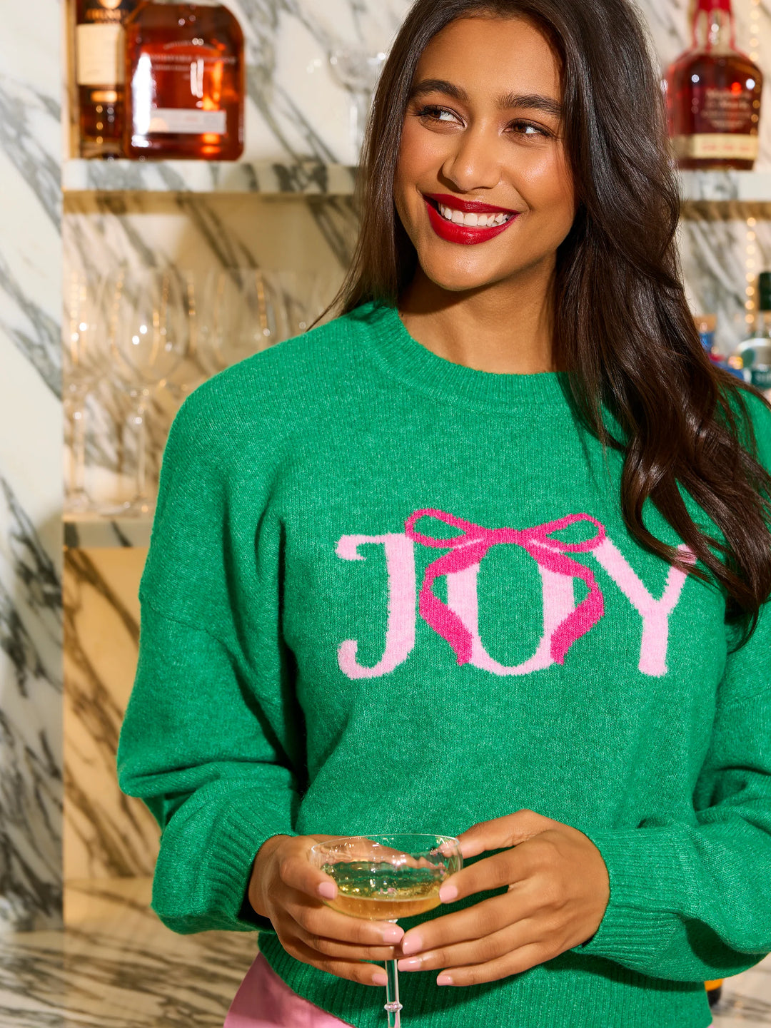 "Joy" Sweater | Green