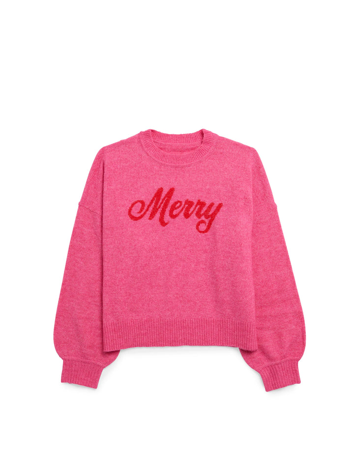 "Merry" Sweater | Pink