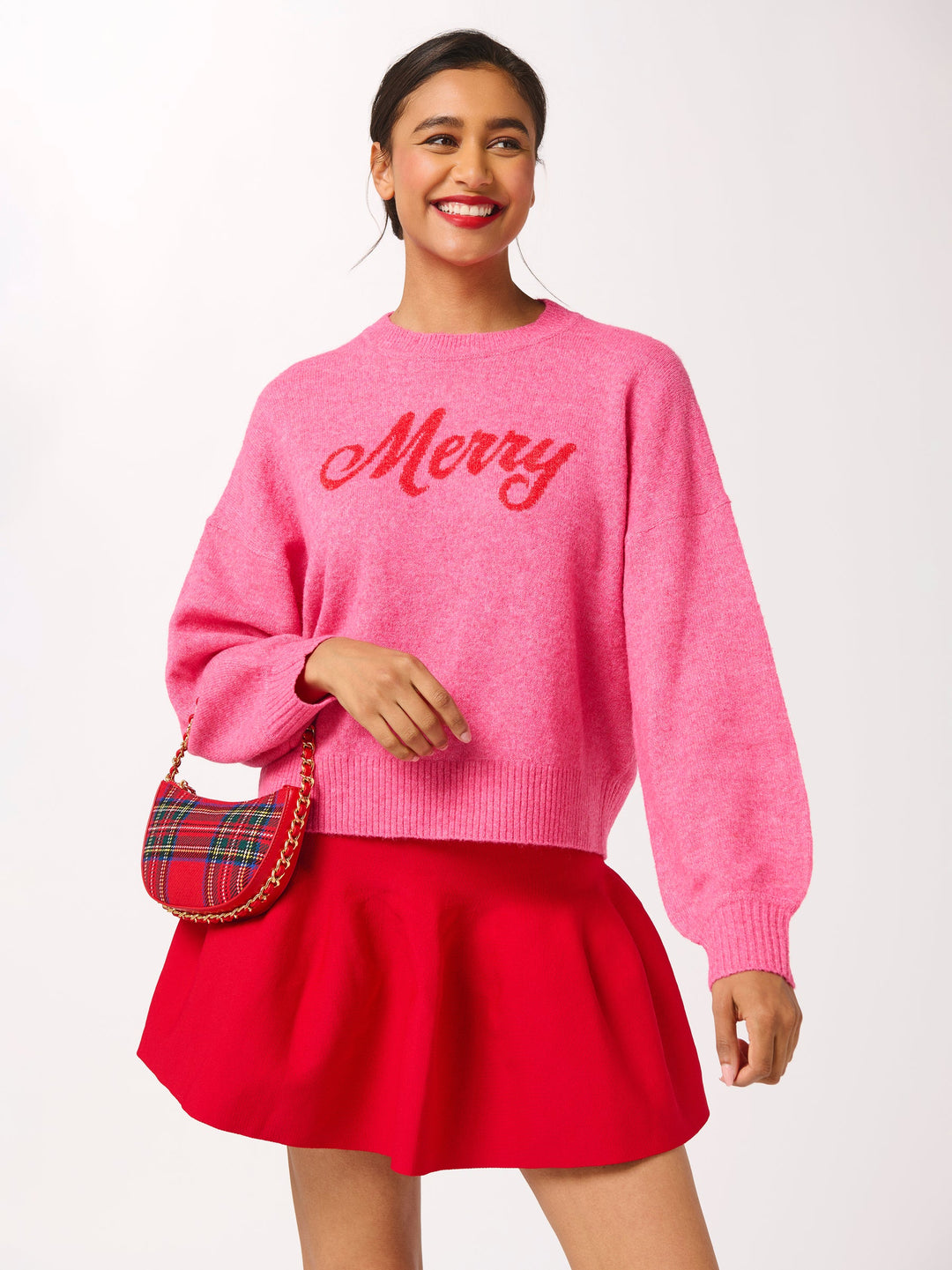 "Merry" Sweater | Pink