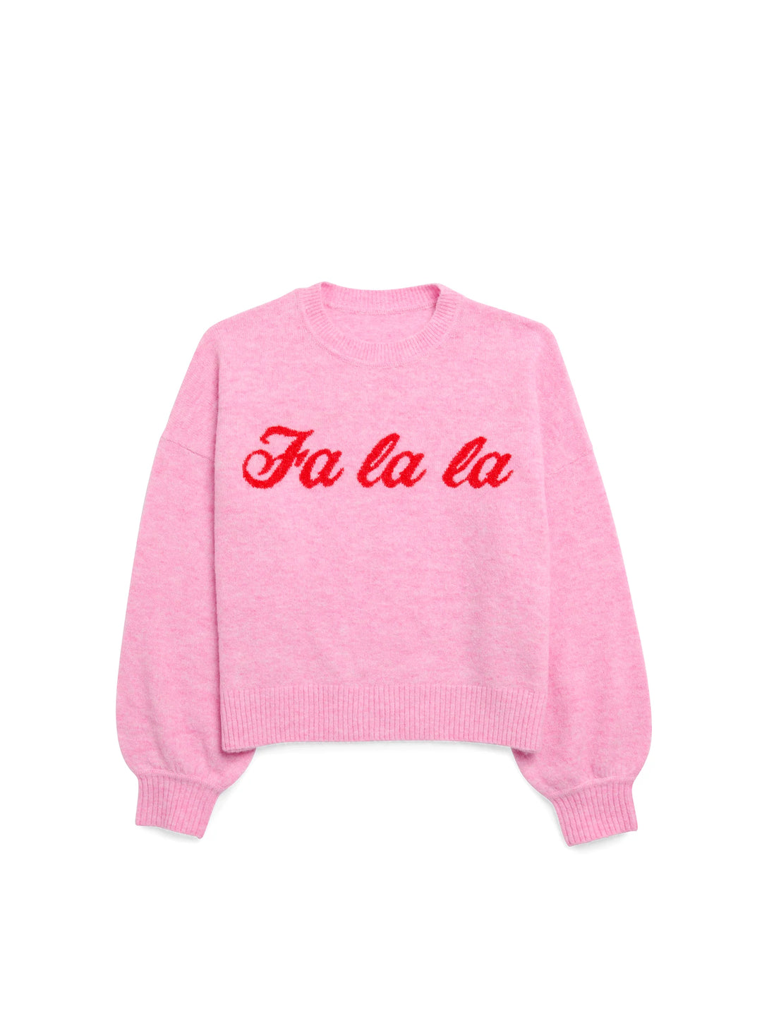 "Fa La La" Sweater | Bubblegum