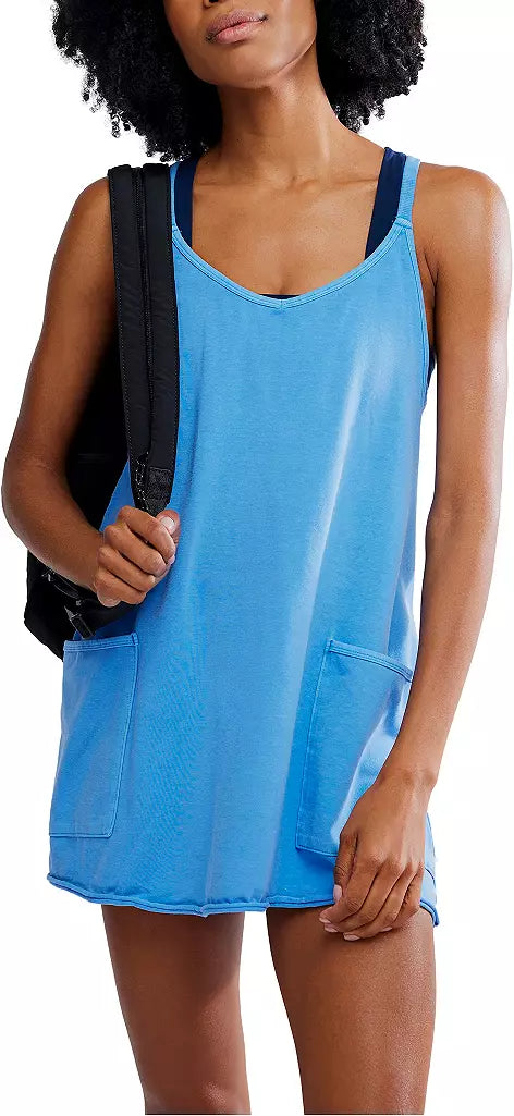 Hot Shot Mini Dress / Riviera Blue