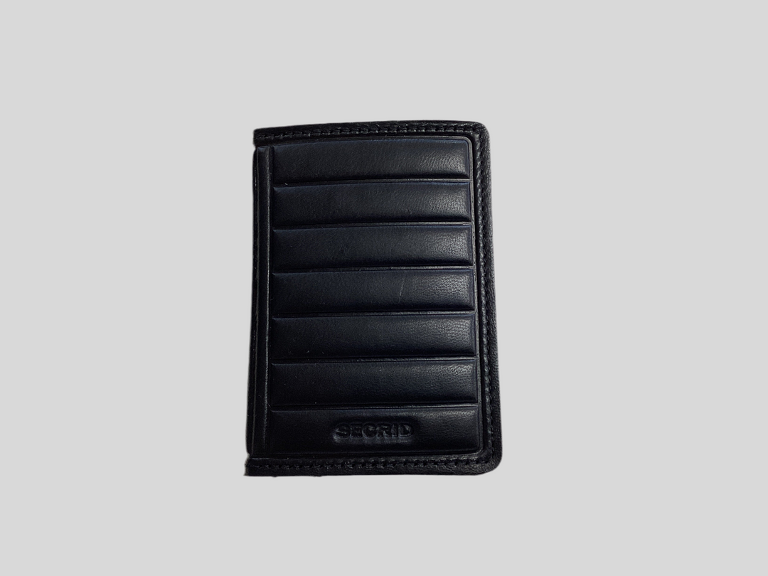Permium Slimwallet Emboss Lines Black