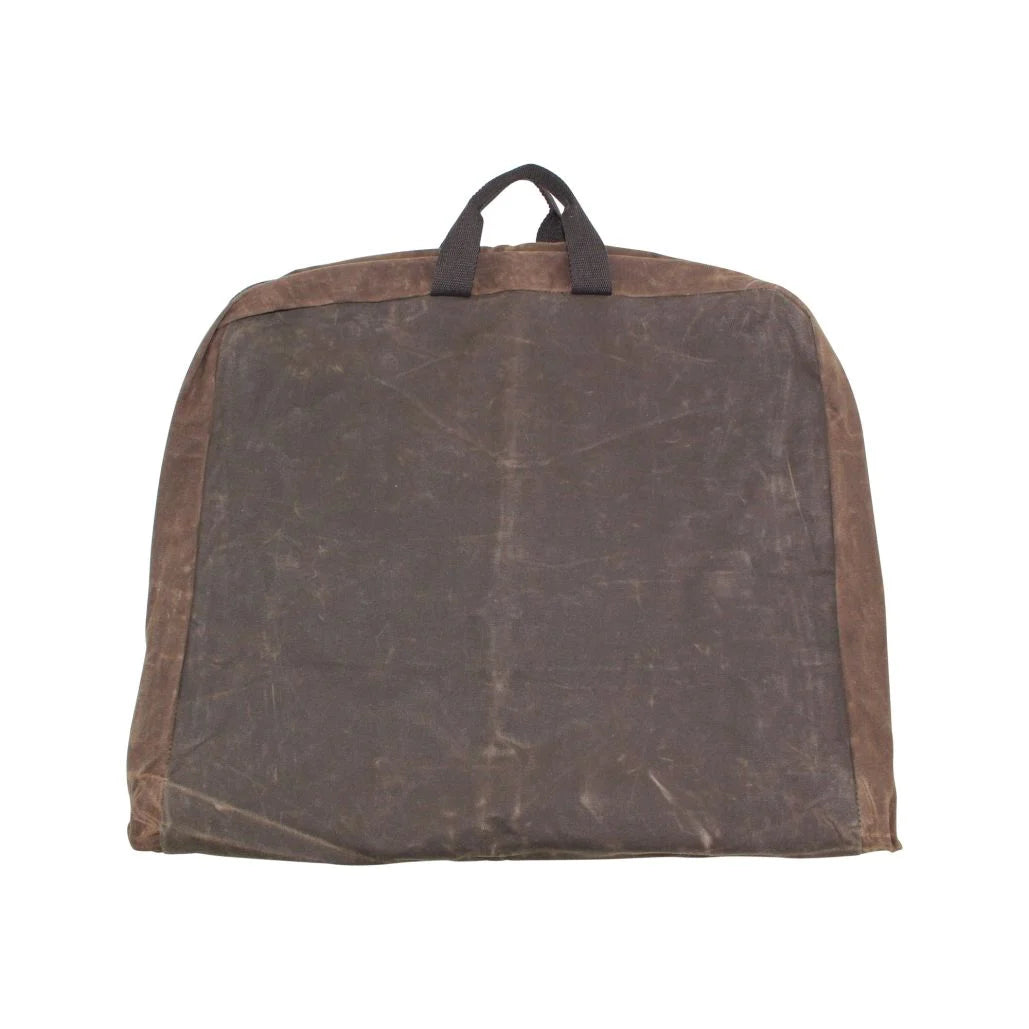 Waxed Garment Bag Olive with Khaki Trim *