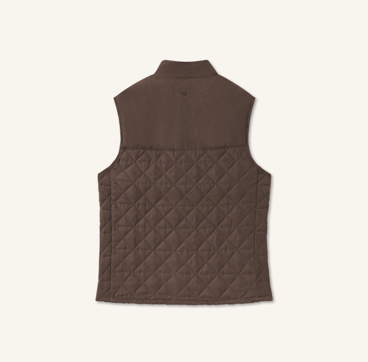 Lawrence Quilted Vest / Stone Brown