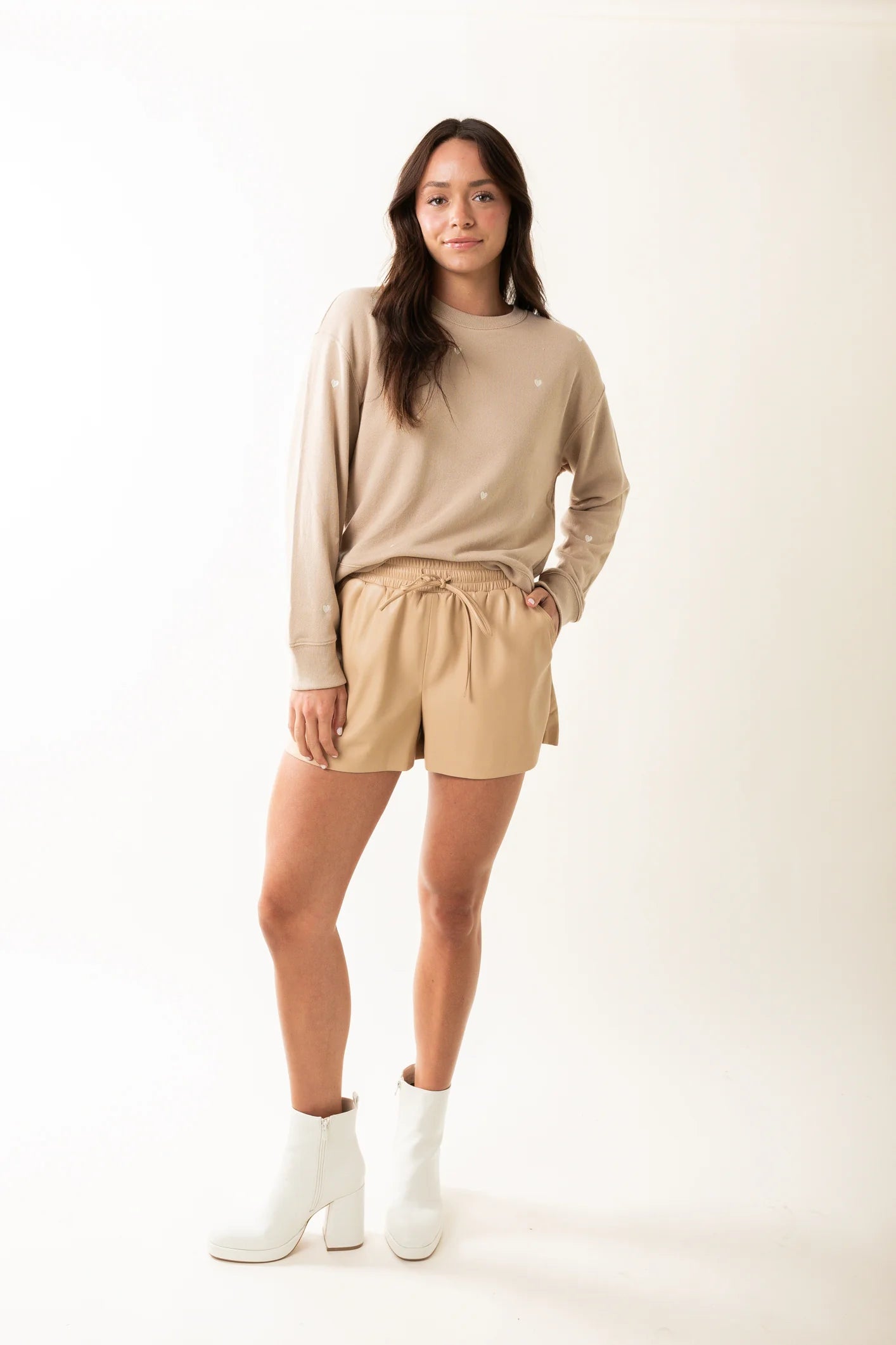 Stony Leather Shorts