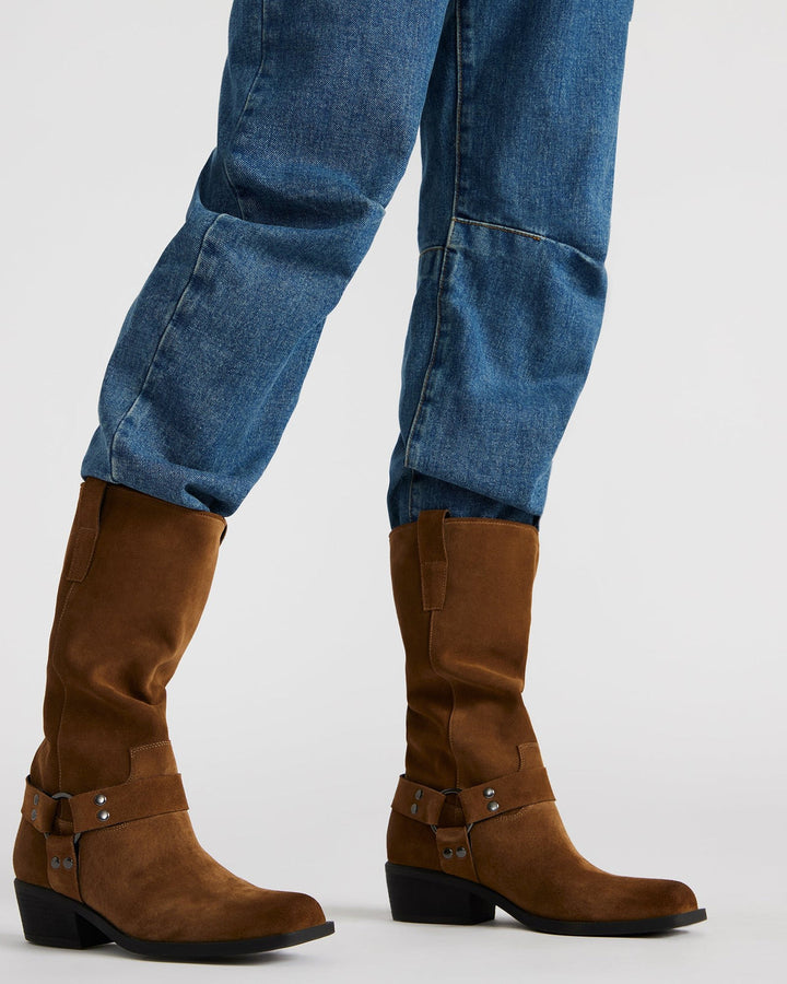 Ruskin Chestnut Suede Boots