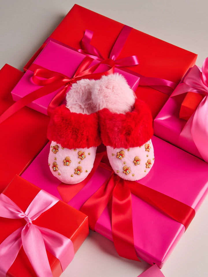 Gingerbread Man Slippers