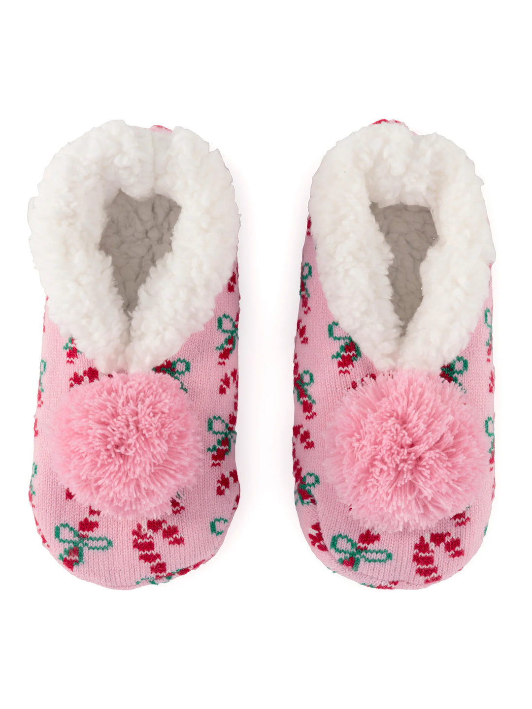 Arya Candycane Slippers | Pink