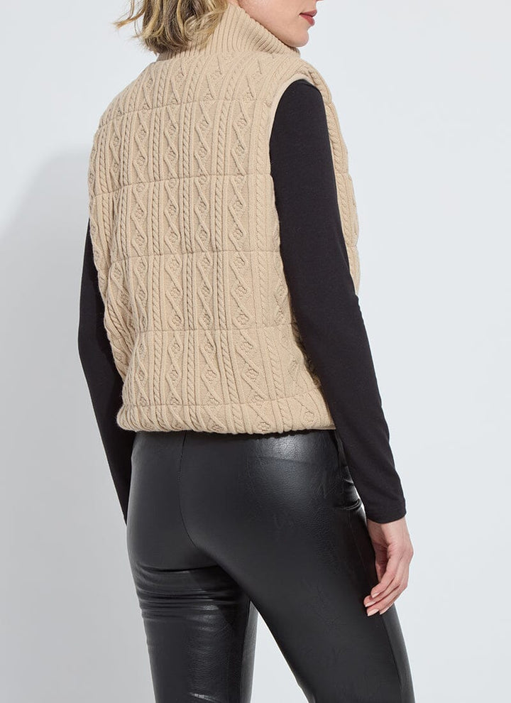 Petra Reversible Puffer Sweater Vest