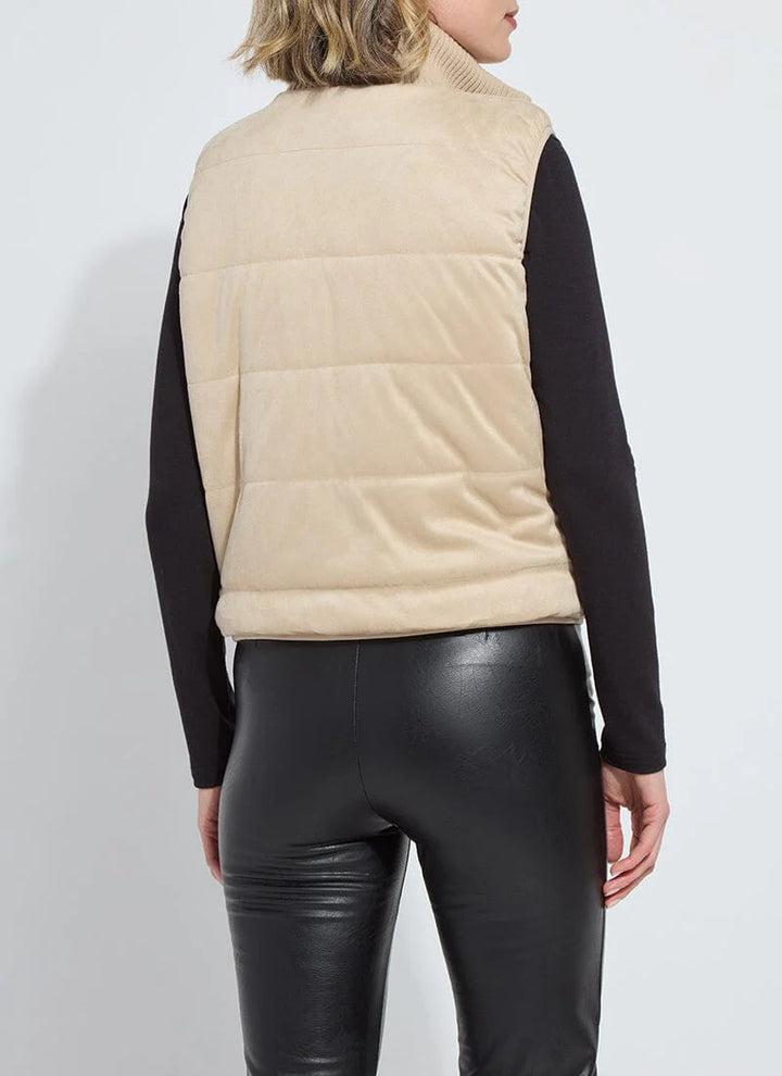 Petra Reversible Puffer Sweater Vest