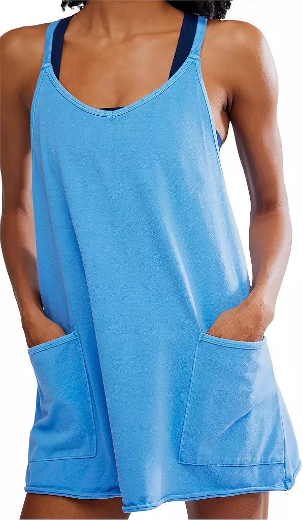 Hot Shot Mini Dress / Riviera Blue