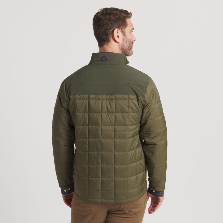 Falcon Hill Quilted Jacket / Dark Olive