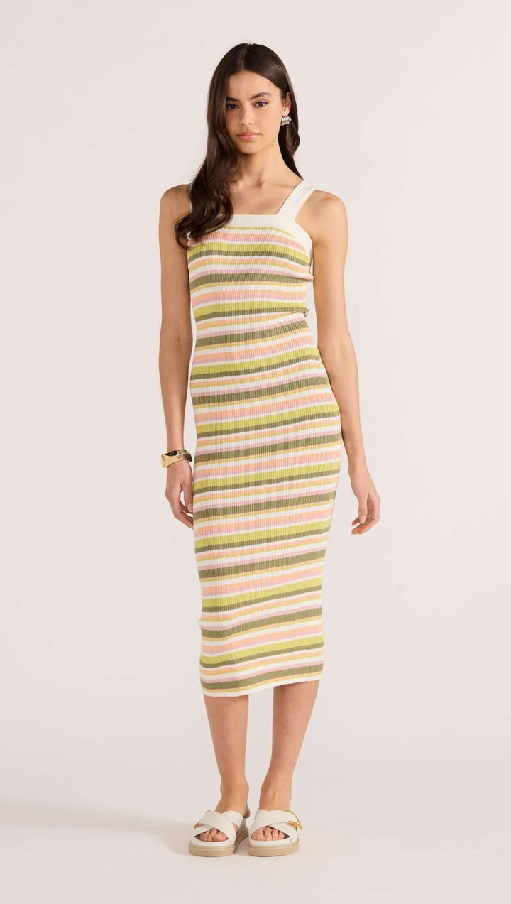 Amelia Knit Stripe Mini Dress