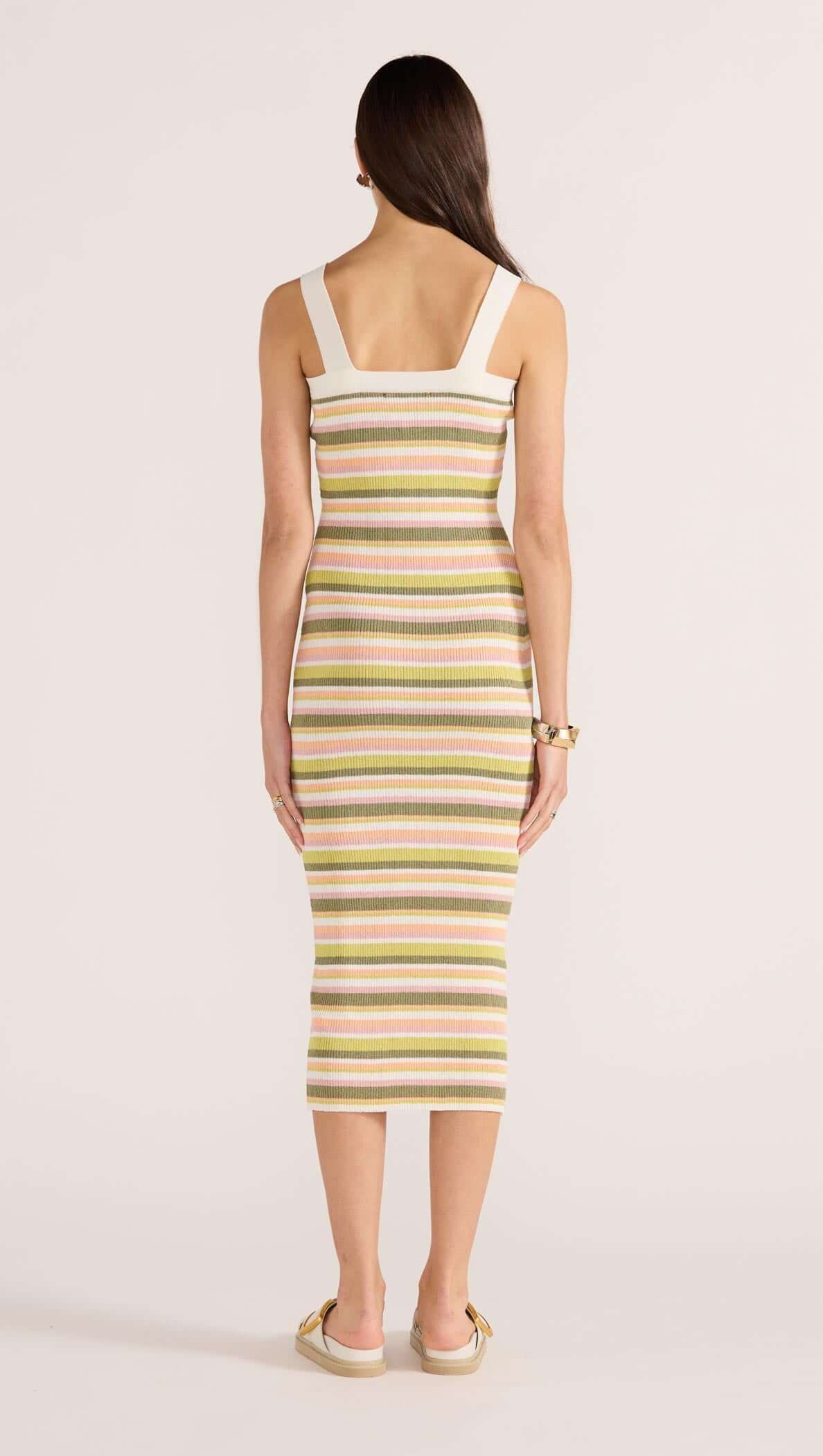 Amelia Knit Stripe Mini Dress