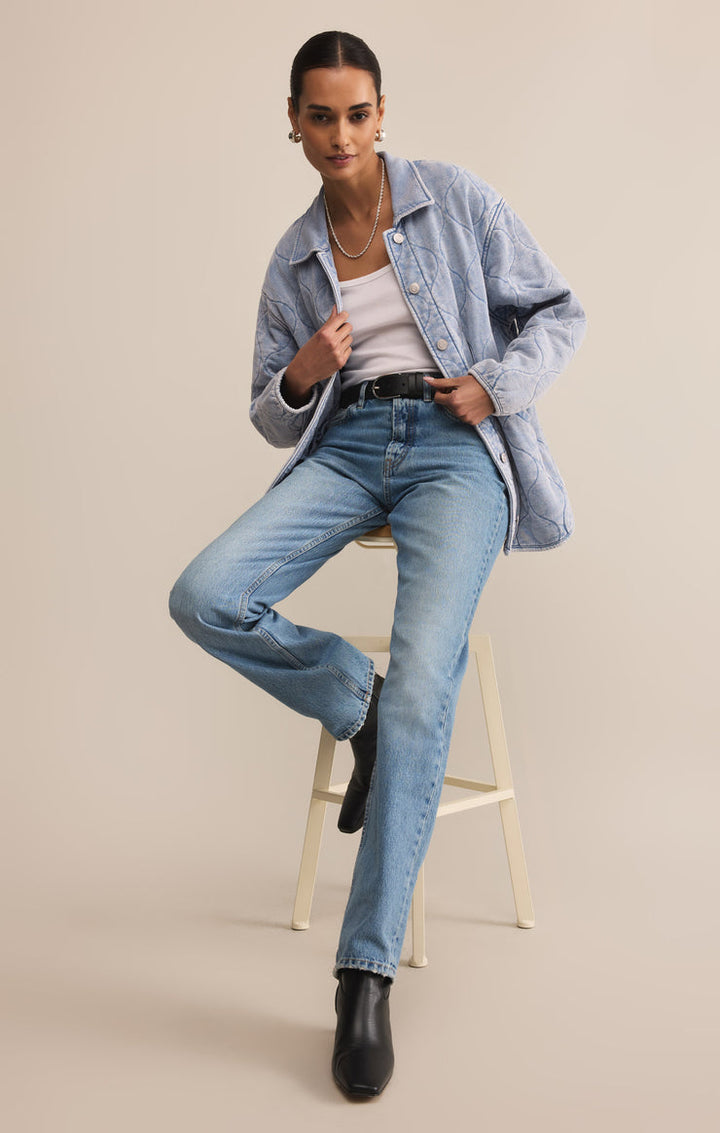 Boulder Knit Denim Jacket