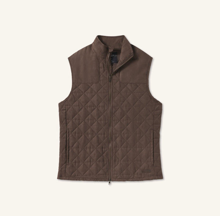 Southern Marsh Lawrence Quilted Vest / Stone Brown