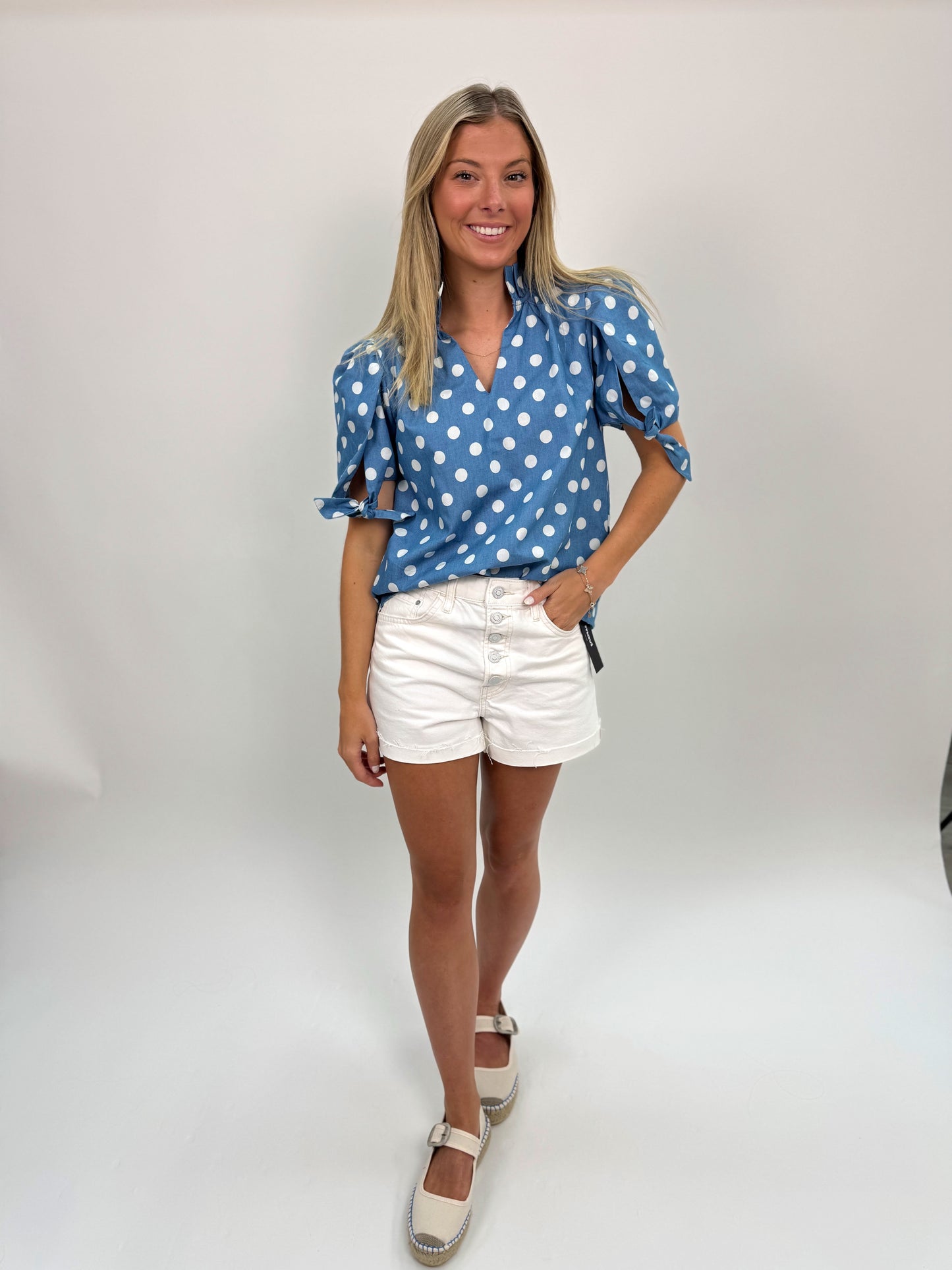 Laura Dotted Top