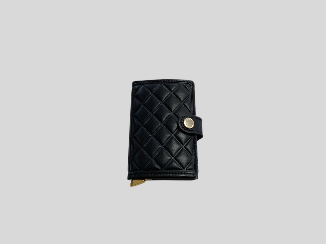 Premium Miniwallet Emboss Diamond Black