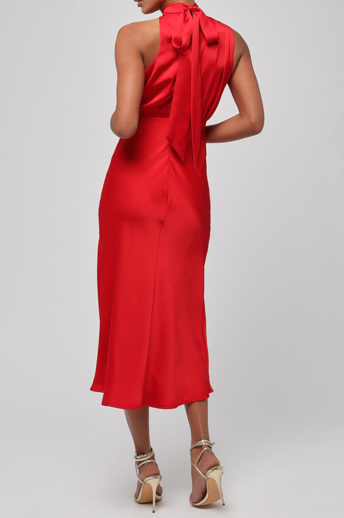 Dublin Pleaded Side Maxi Dress