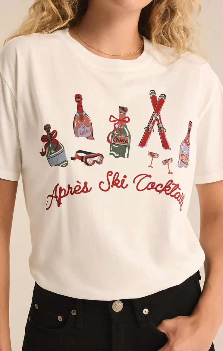 Ski Boyfriend Tee Sea Salt