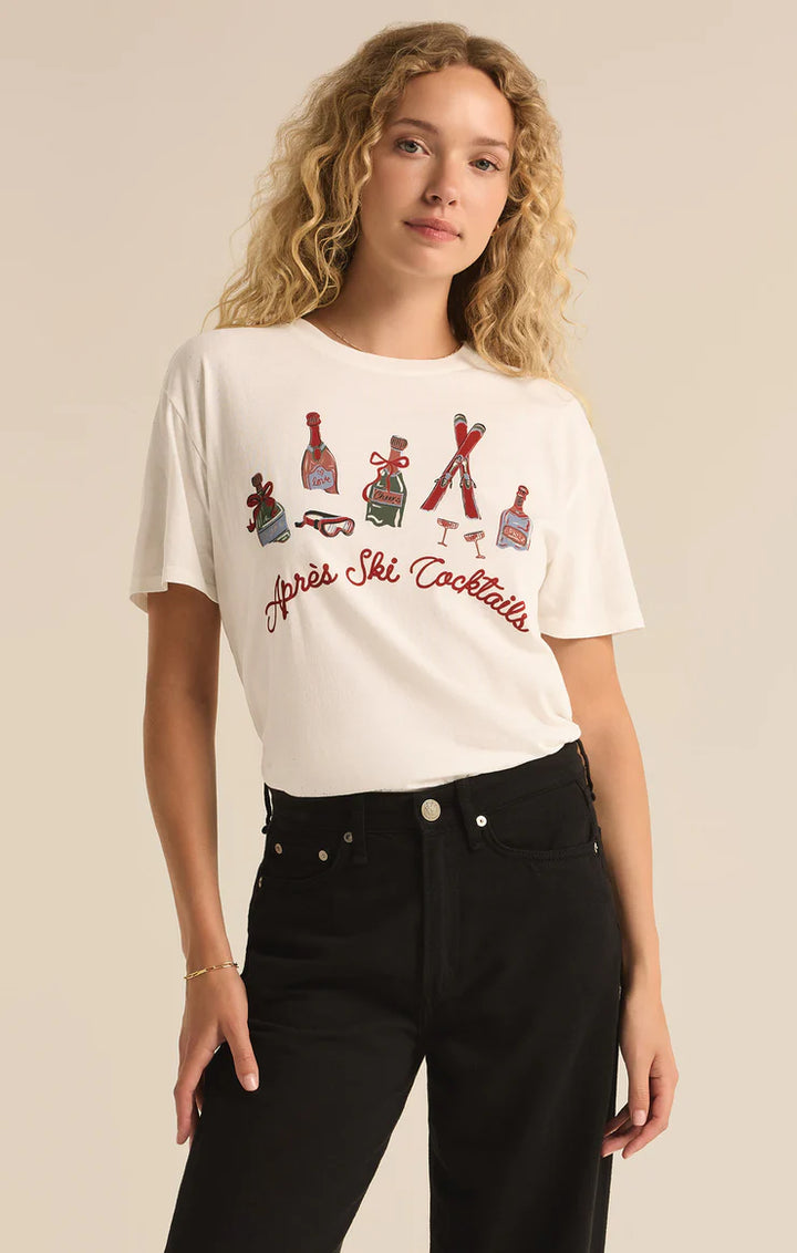 Ski Boyfriend Tee Sea Salt