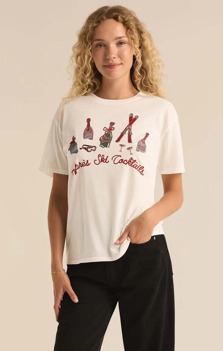Ski Boyfriend Tee Sea Salt