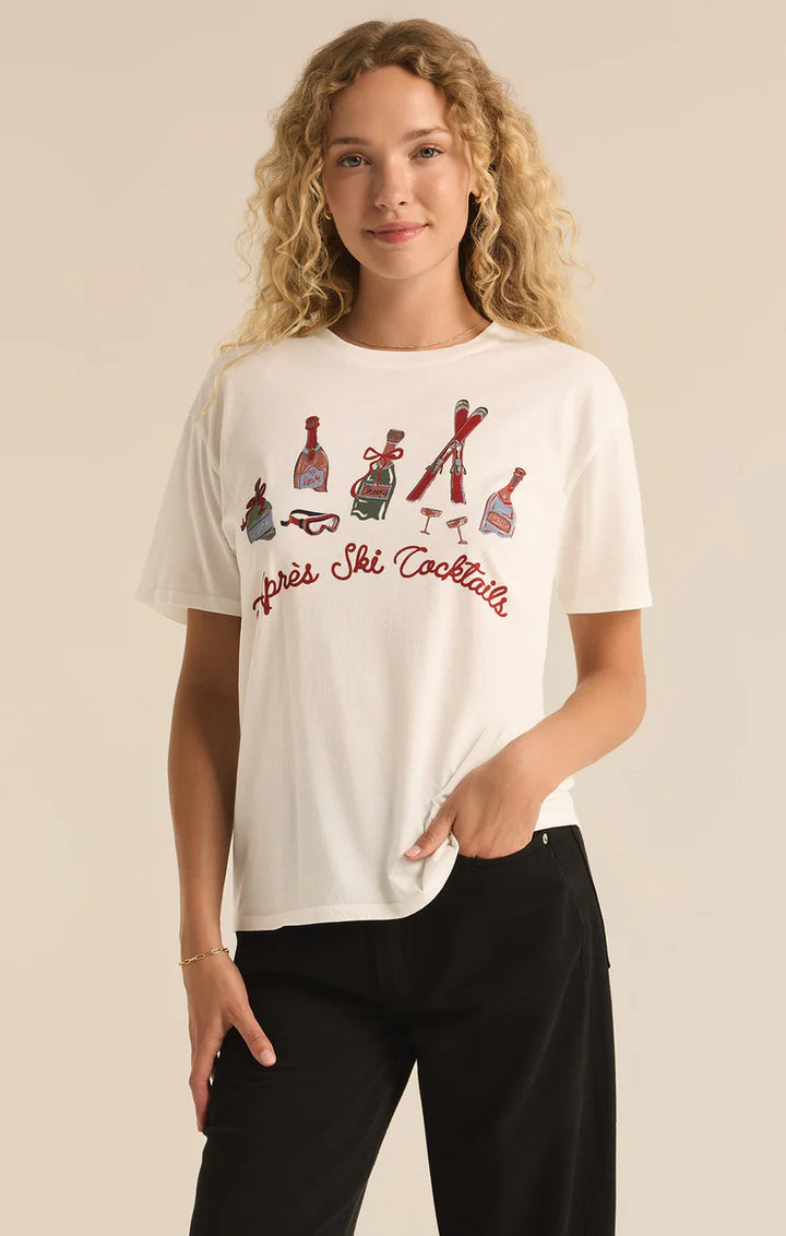Ski Boyfriend Tee Sea Salt