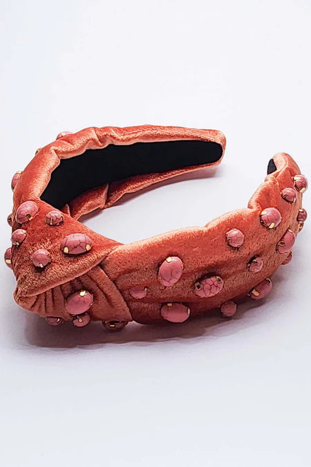 Monochromatic Knot Topaz Headband