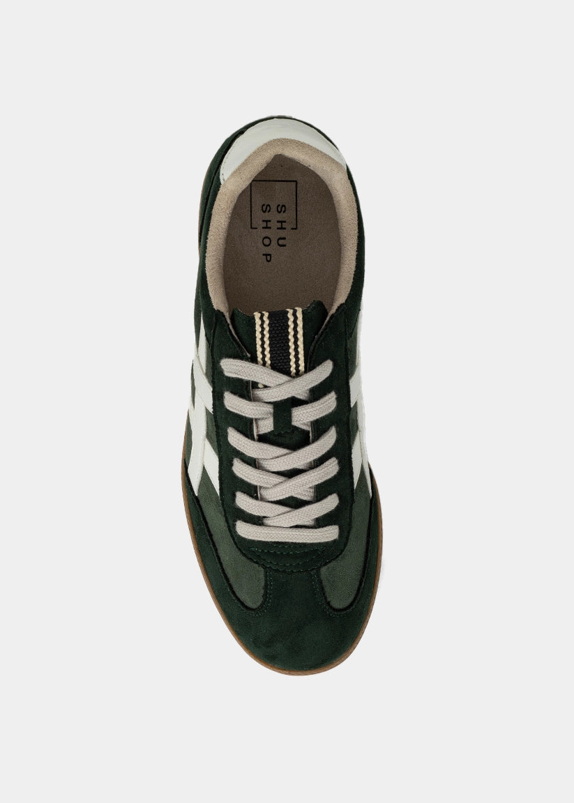 Sasha | Green Suede