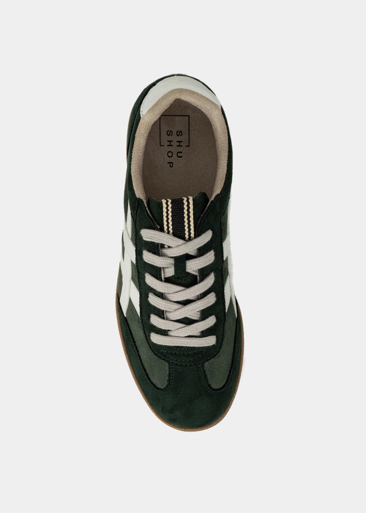 Sasha | Green Suede