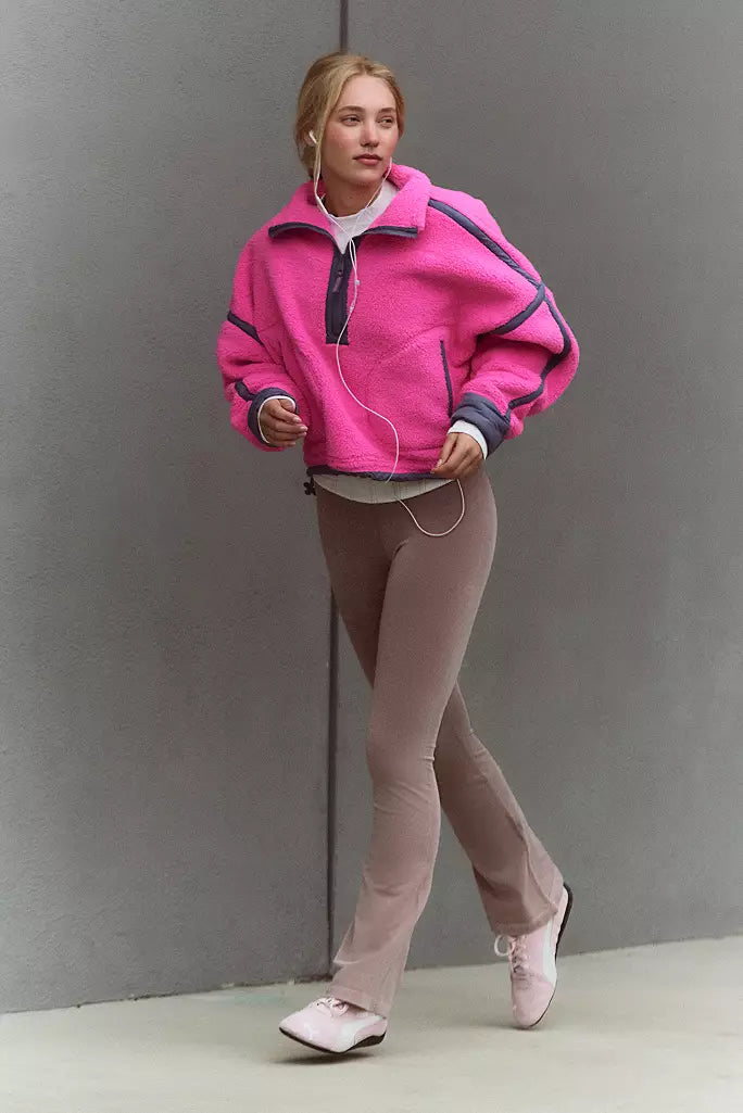 Mountain High 1/2 Zip / Fushia Flirt