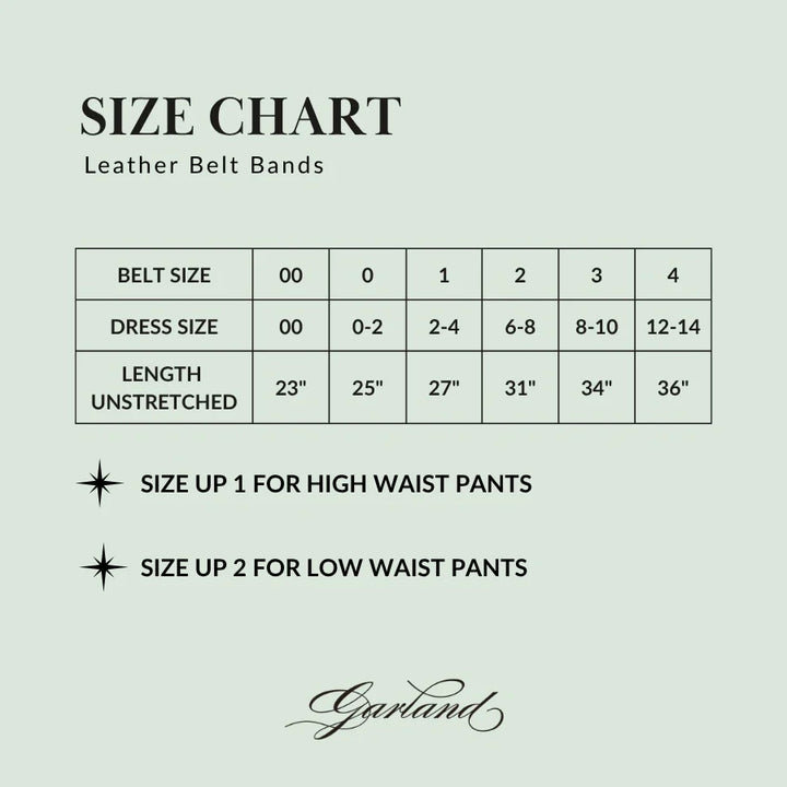 Black Leather Belt Band