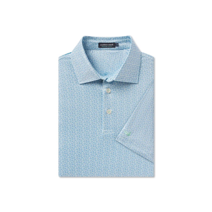 Flyline Performance Polo - Oysters & Lemon