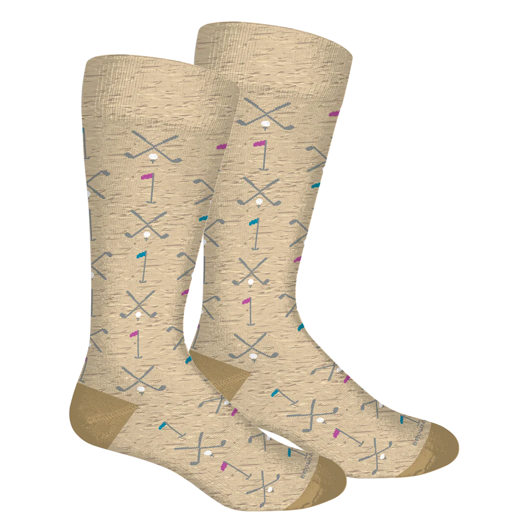 Brown Dog Socks | Club Neat - Oatmeal