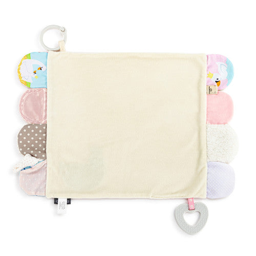 Pink Swan Activity Blankie