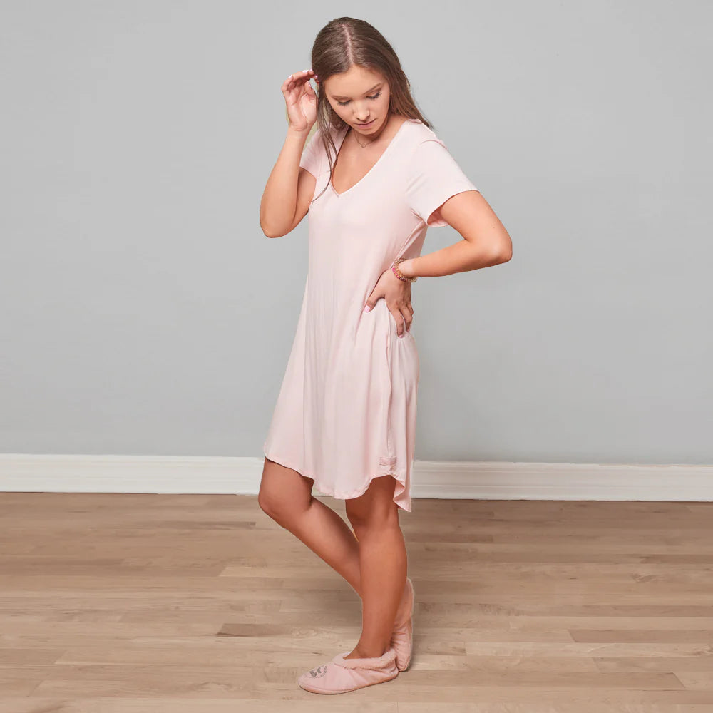 Faceplant Dreams Claire Short Sleeve Nightgown