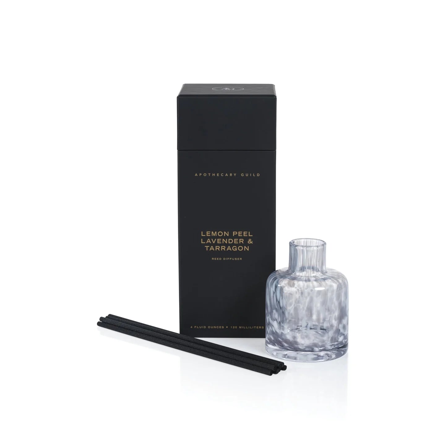 AG Opal Glass Reed Diffuser /Lemon Peel Lavender & Tarragon