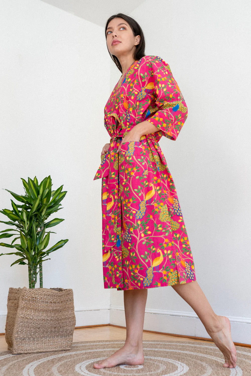 Fearless Peacock | Robe - Pink