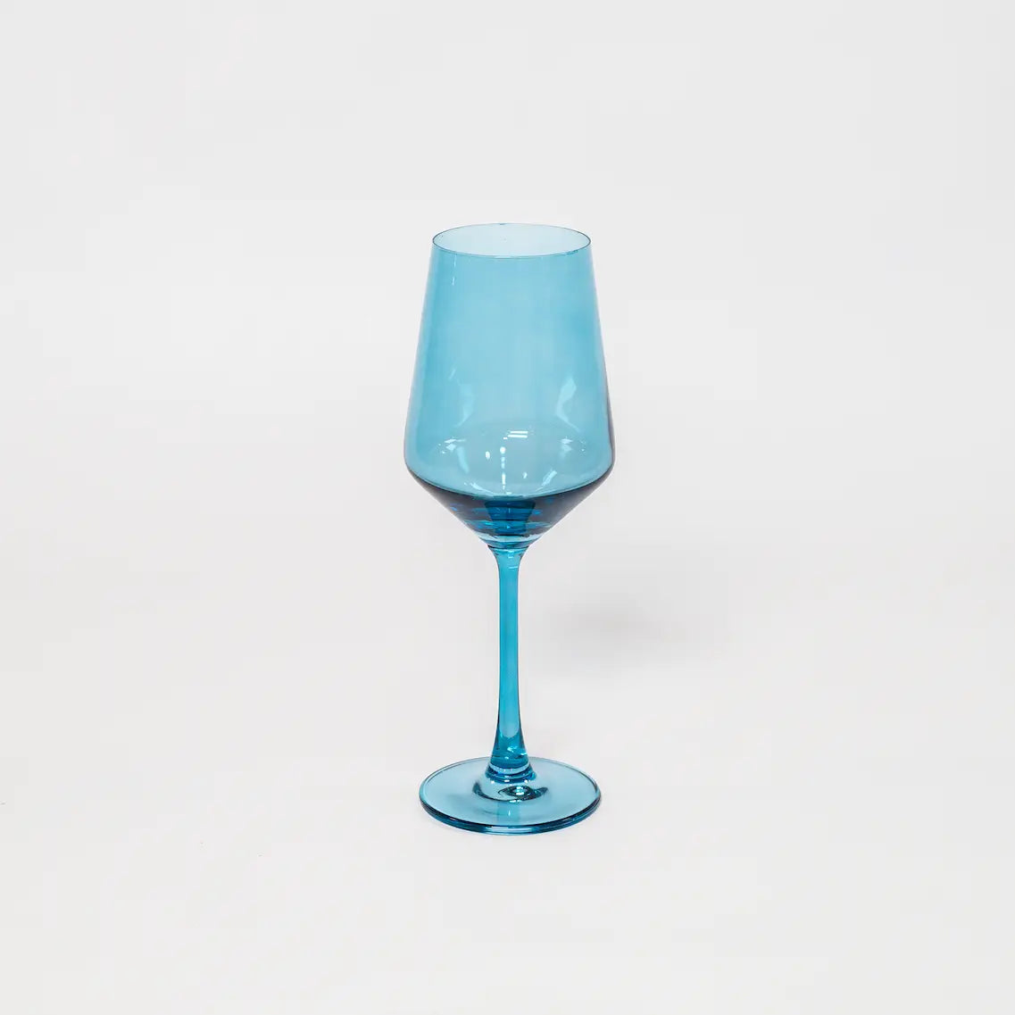 Blue Lagoon Wine Glass