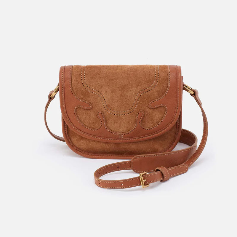Kiva Small Crossbody Oak Barrel