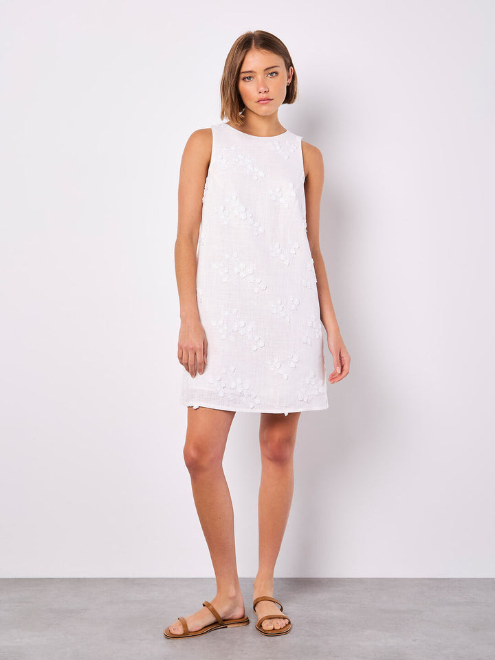 Floral Embroidered Shift Dress