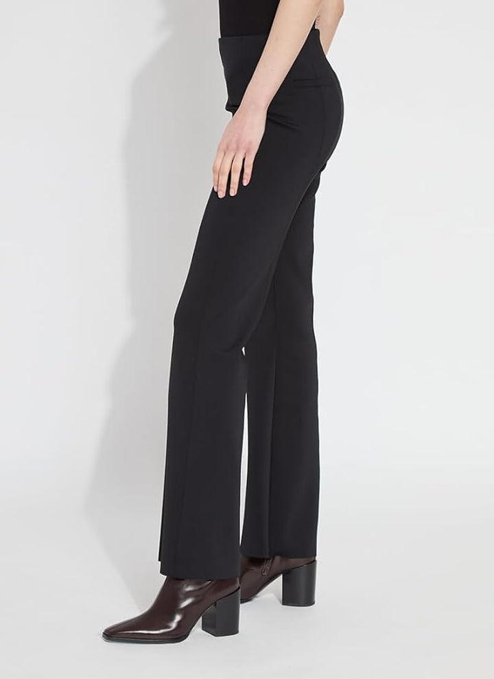 Spencer High Waist Neoprene Trouser Black