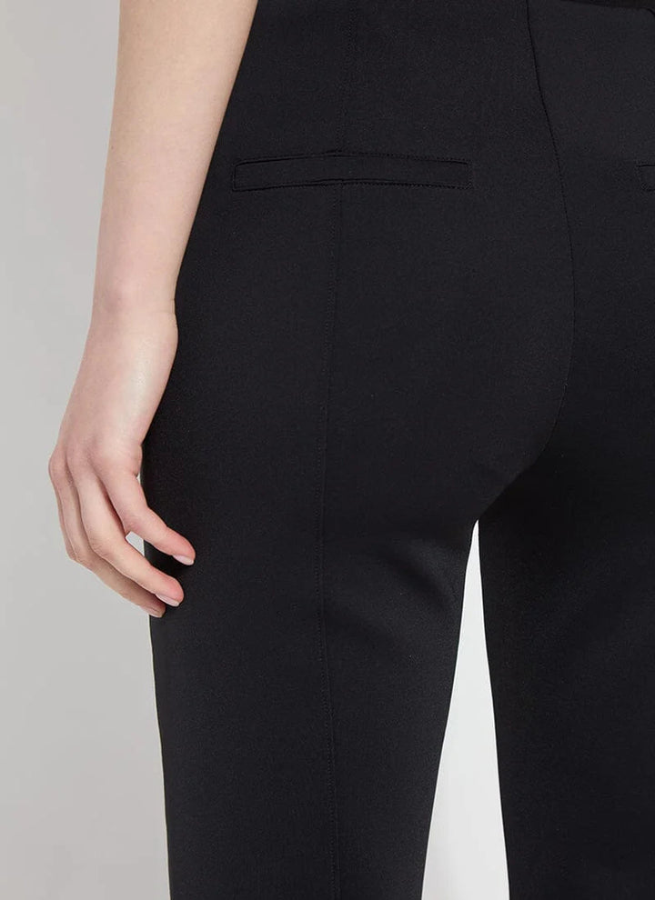 Spencer High Waist Neoprene Trouser Black
