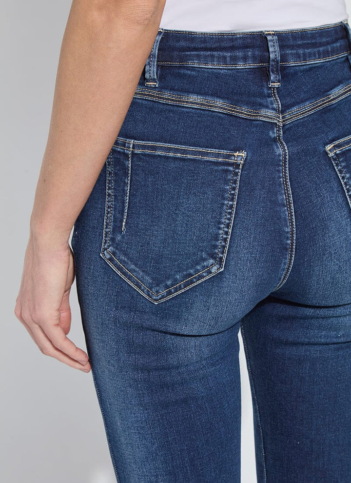 Estelle Everyday Flare Denim / Dark Midwash