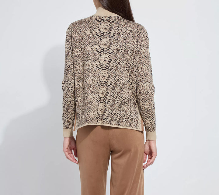 Declan Mock Neck Jacquard Sweater