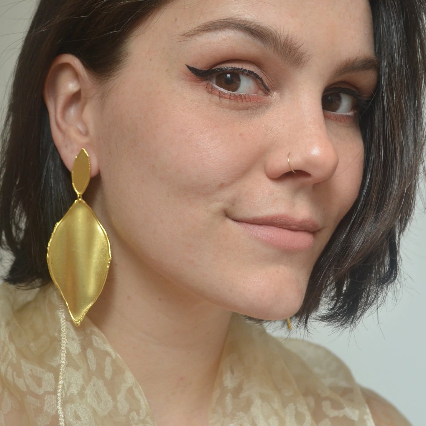 Willow Leaf Earrings NB683*