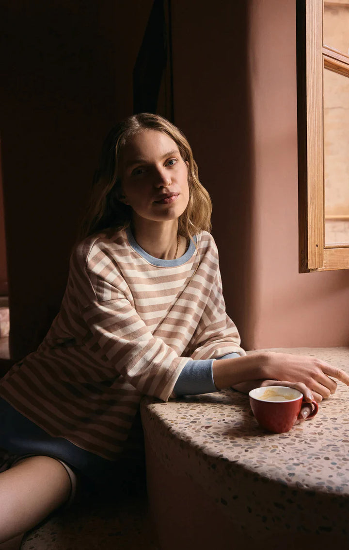 Scottie Striped Sweatshirt