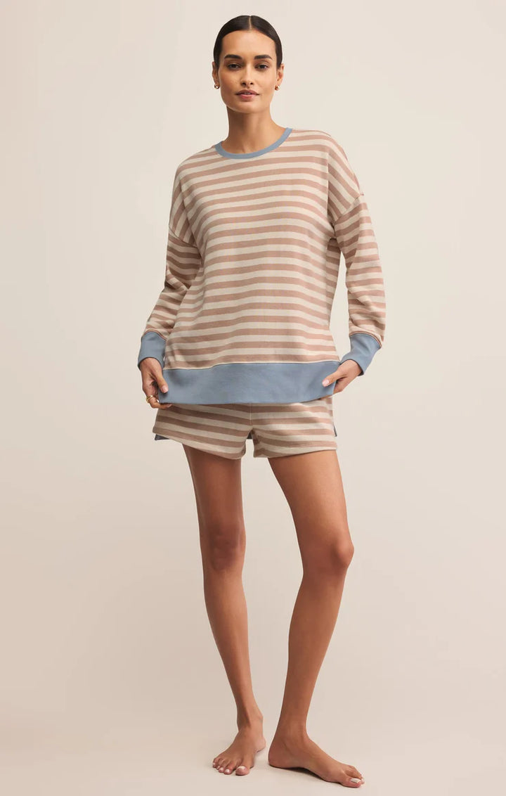 Scottie Striped Sweatshirt