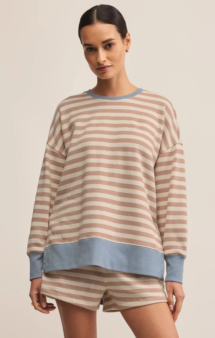 Scottie Striped Sweatshirt