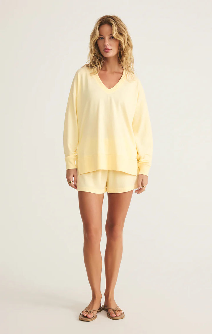 Modern V-Neck Weekender Mellow Yellow